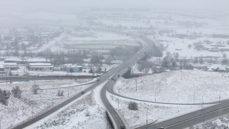 Frosty-Routes:-Kamloops'-Highway-1-Scene