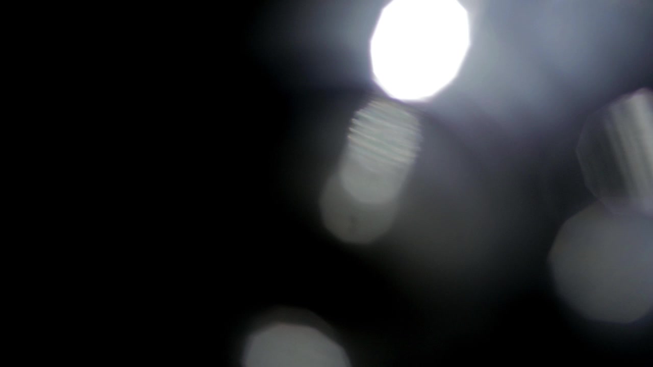 Abstract Light Leaks and Lens Flares on Black Background