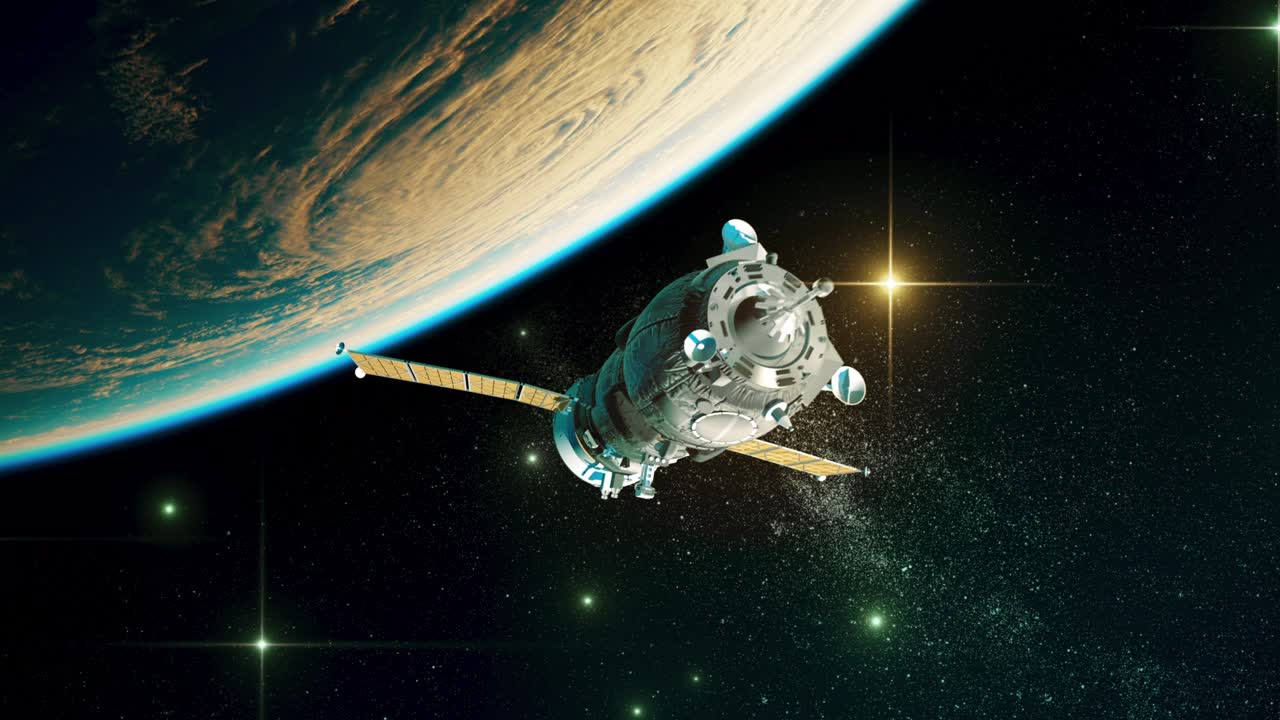 Spacecraft Deploys Solar Panels