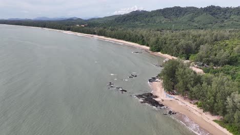 tropical beach coastline in thailand, asia