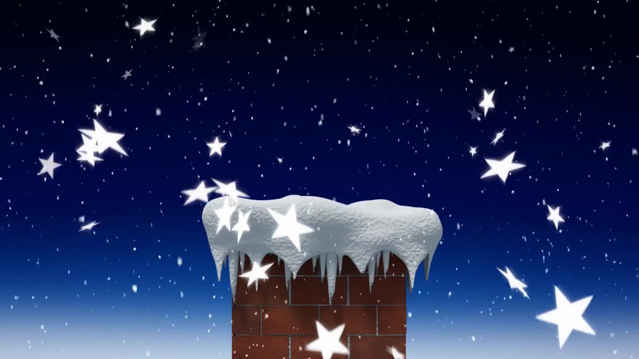 Paesaggio invernale notturno
