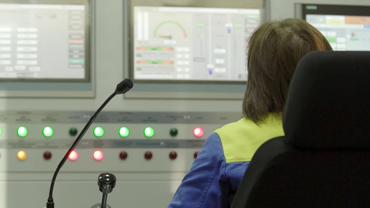 operador en una sala de control