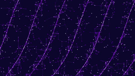 patrón dinámico de zigzag líneas púrpuras forman triángulos y diamantes en fondo negro