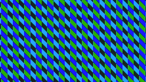 animación compuesta por rayas de colores intersectadas.