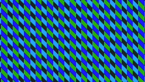 animation consisting of intersected colored stripes.