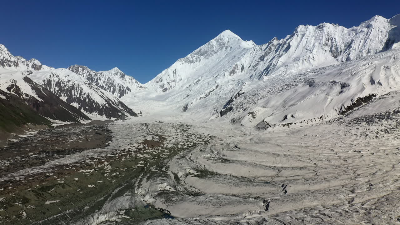 aérea de rakaposhi pakistán