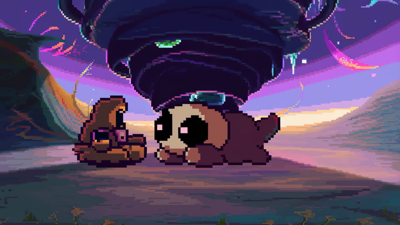 Pixel Art Fantasy Scene