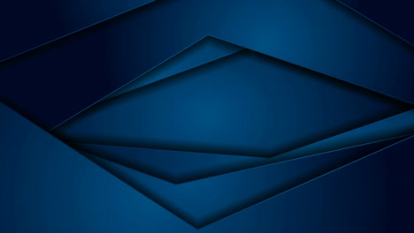 abstract dark blue tech geometric corporate motion background