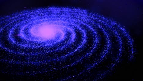 spiral galaxy in deep space