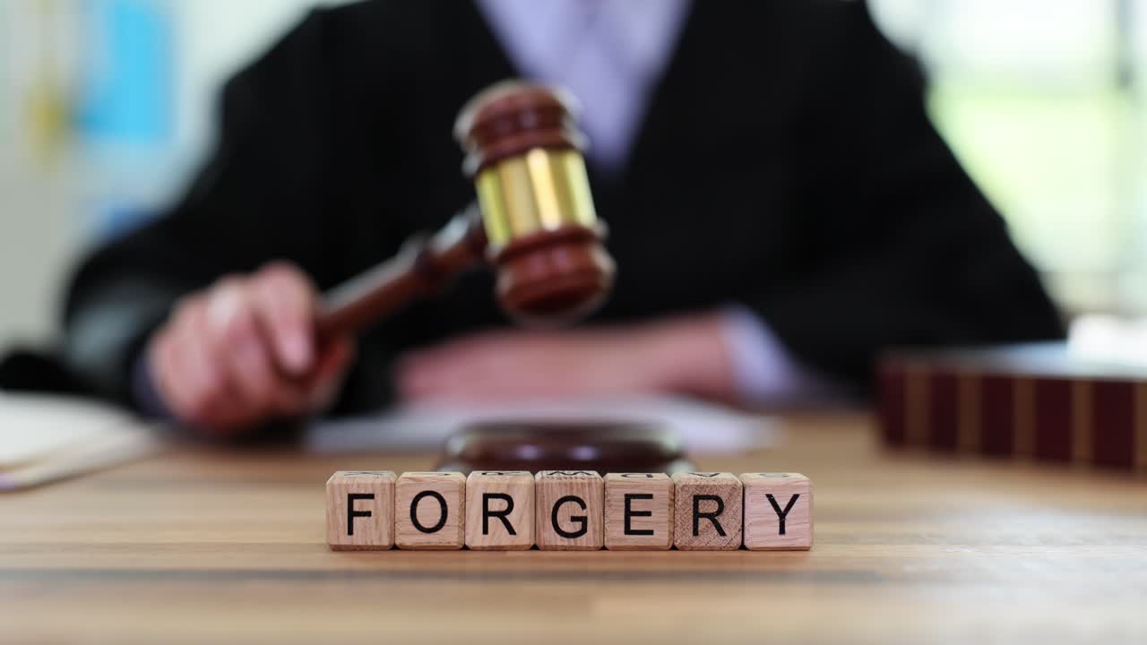 Forgery in court