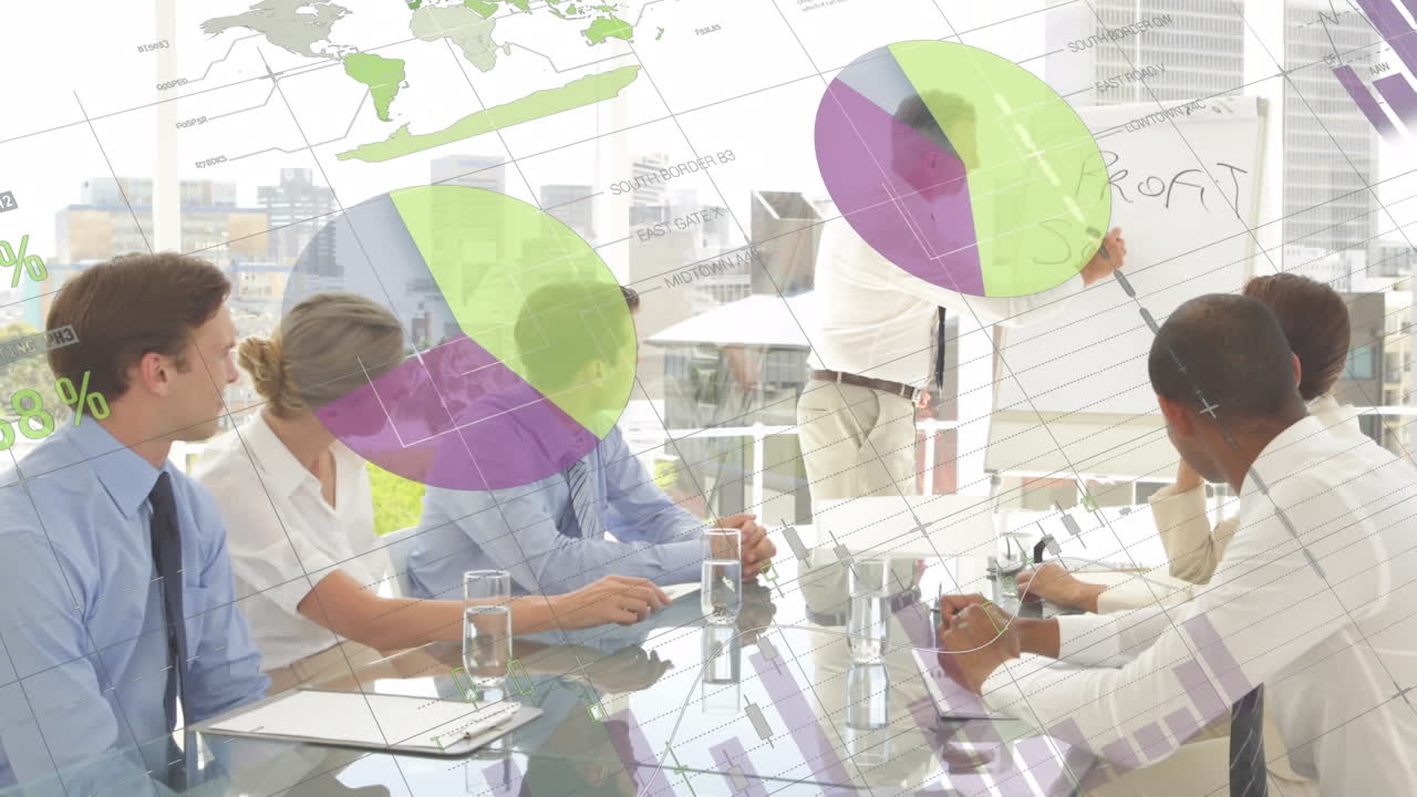 организация статистической и финансовой обработки данных во время деловых встреч