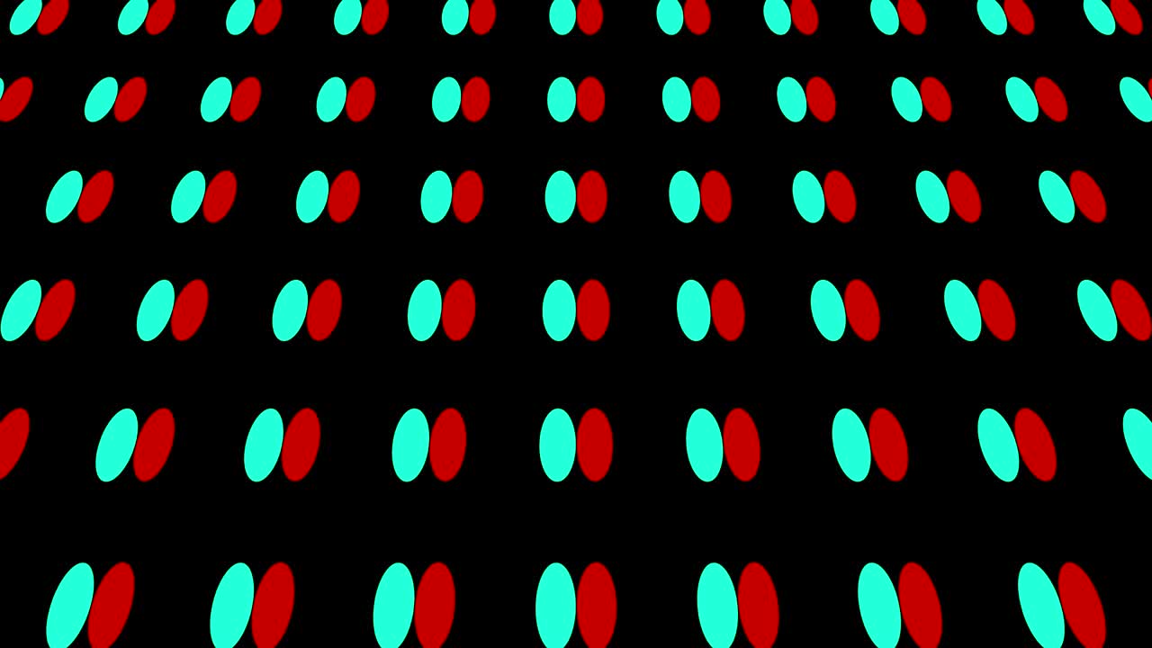 patrón de video gráfico 2d que se inclina hacia arriba y se mueve, compuesto de diseños y formas con texturas multicolores