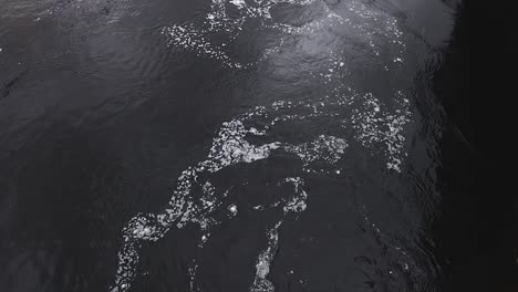 waves forming patterns on a river surface
