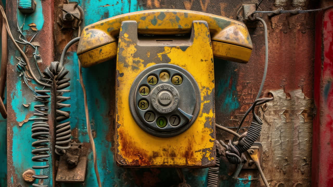 레트로 로터리 전화
