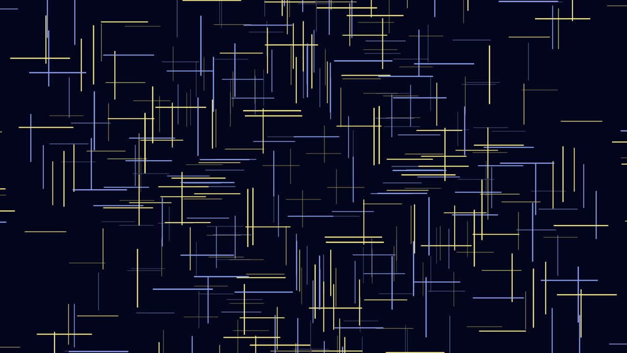 cuadrícula colorida de líneas verticales y horizontales en rojo, azul y negro