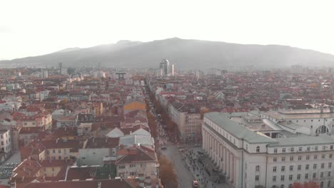 city of sofia, bulgaria - aerial view