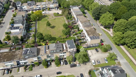 aerial of rooftop under construction and renovation