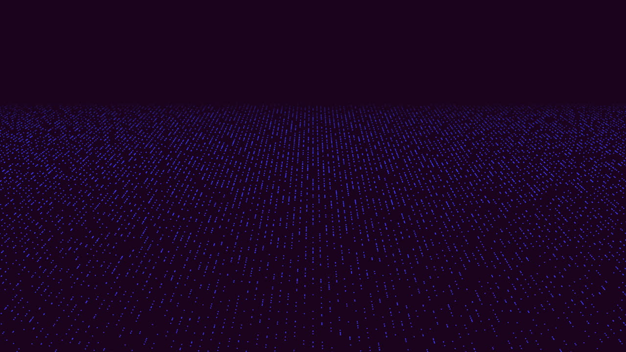 An abstract design of small white dots arranged in a grid on a dark blue background, creating a visually striking contrast and pattern