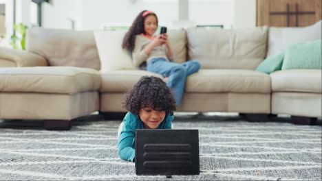 Child,-youth-and-tablet-for-streaming-in-home