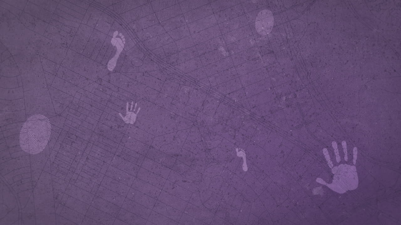 Detective Clues Purple Background