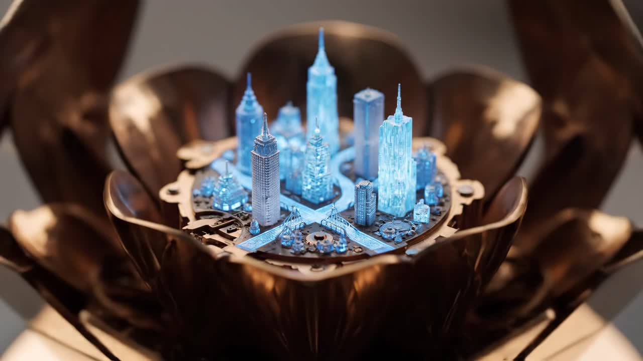 Architectural Model Cityscape