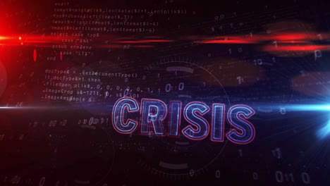 crisis abstract loopable tunnel animation