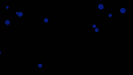 Blaue-Partikel-In-Bewegung-Auf-Dunklem-Hintergrund
