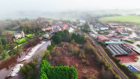 Ruswarp-Es-Un-Bonito-Pueblo-Situado-En-El-Pintoresco-Valle-De-Esk,-A-Sólo-Una-Milla-Al-Sur-De-Whitby.