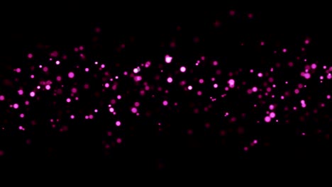 abstracto volando partículas brillantes en el espacio, fondo abstracto generado por computadora, renderizado en 3d