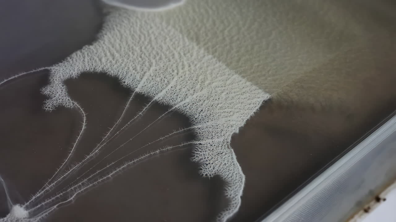 Growth of a Mold Culture in a Petri Dish