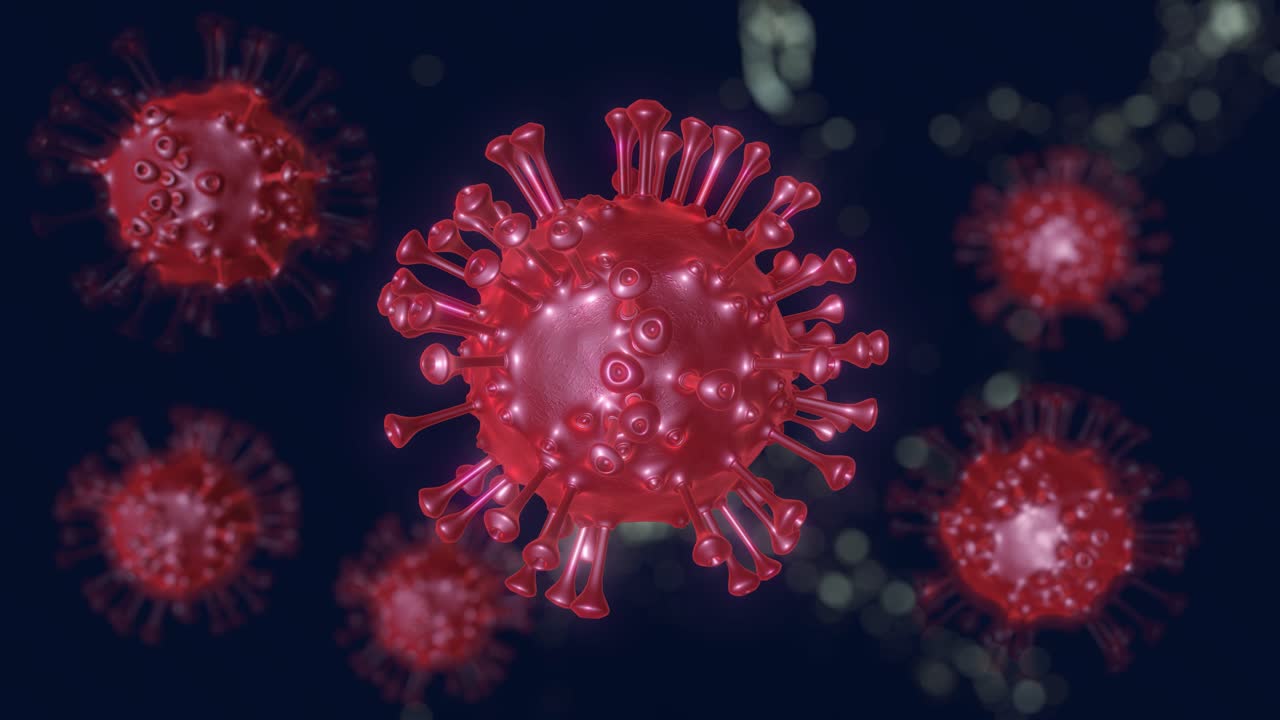 impresionante animación cg de la covid-19