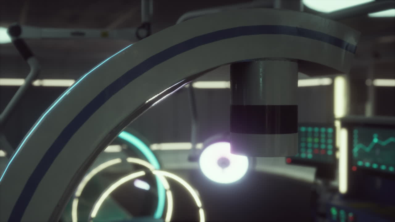 sala de operaciones médicas futuristas