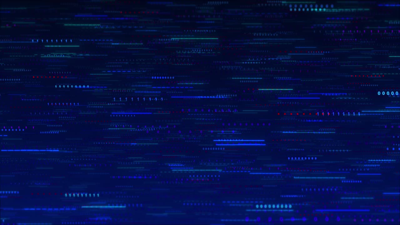 Big data technology science abstract background scientist querying science cyber security binary