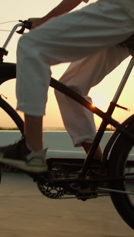 sunset bike ride