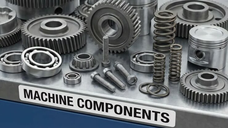 Assortimento di parti per macchine metalliche
