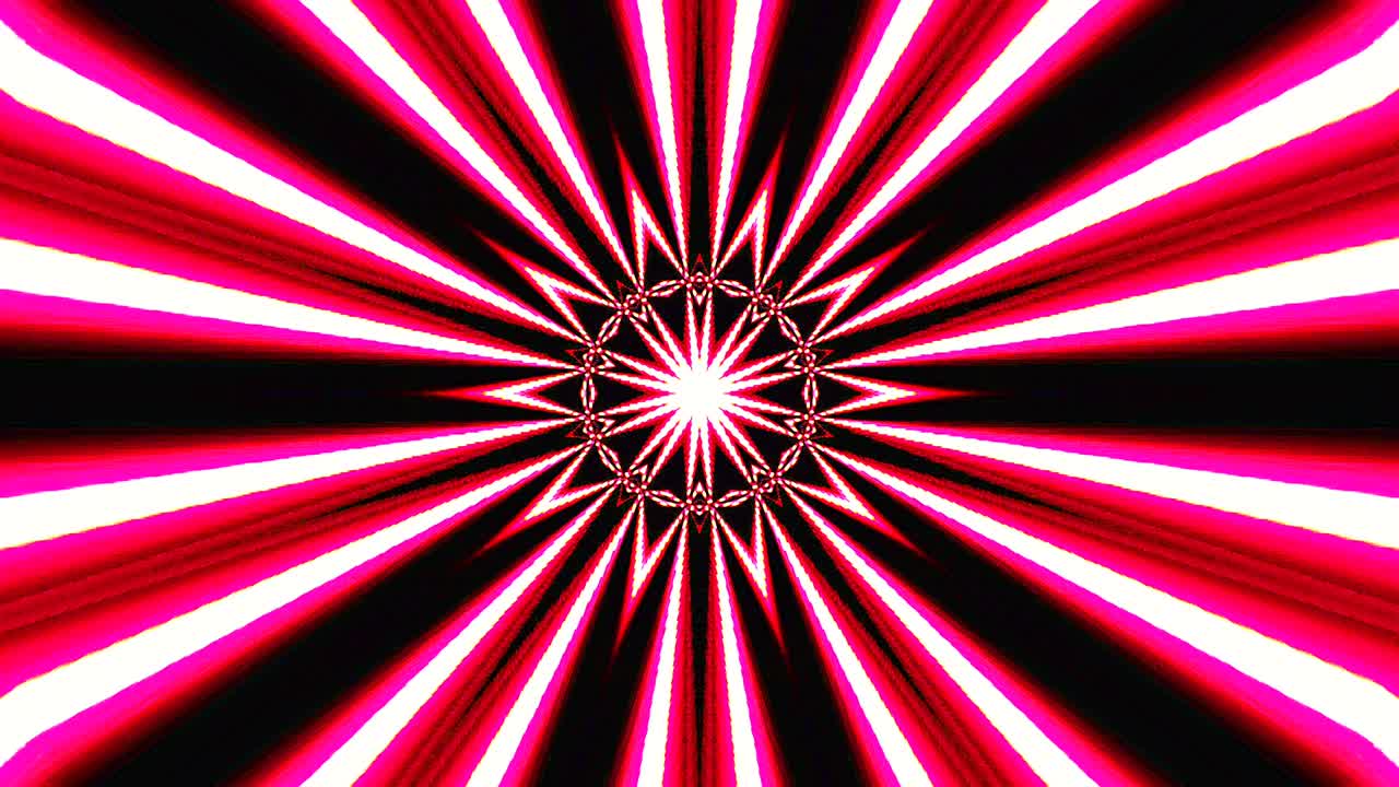 shining bright lines set blue wave motion, colorful, on black background