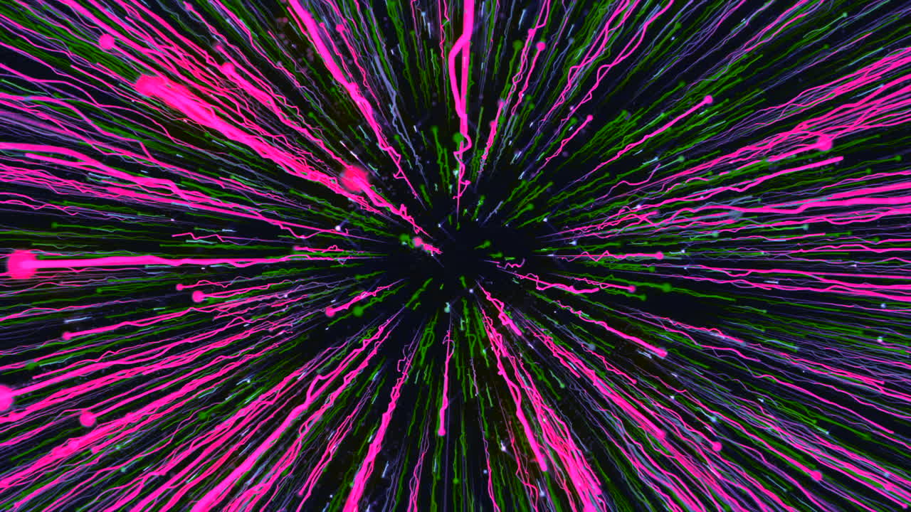 Abstract Colorful Explosion