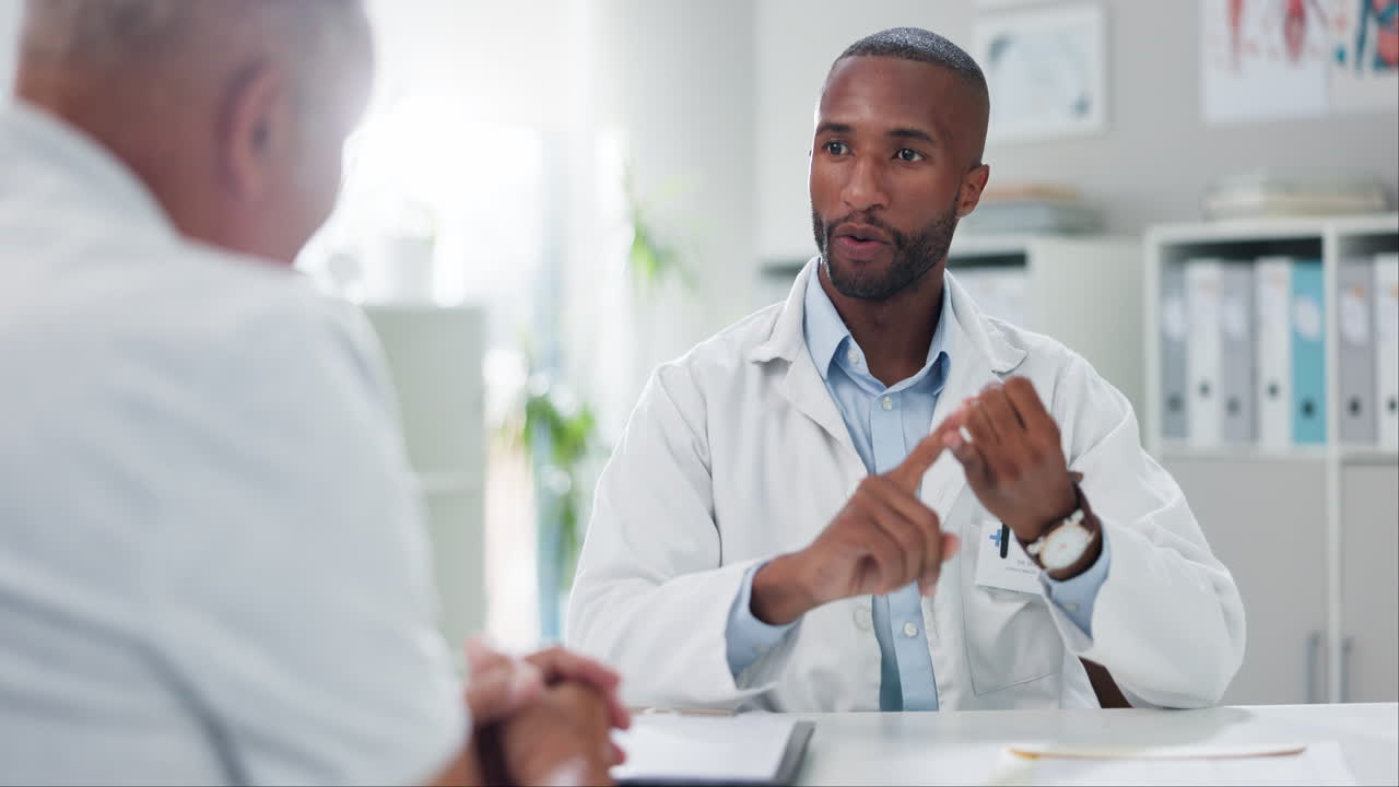 consulta con el médico y el paciente