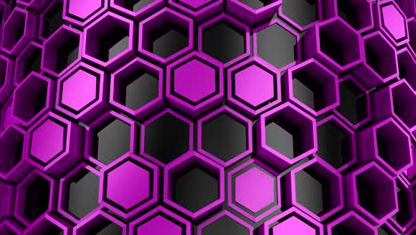 el fondo de los hexágonos