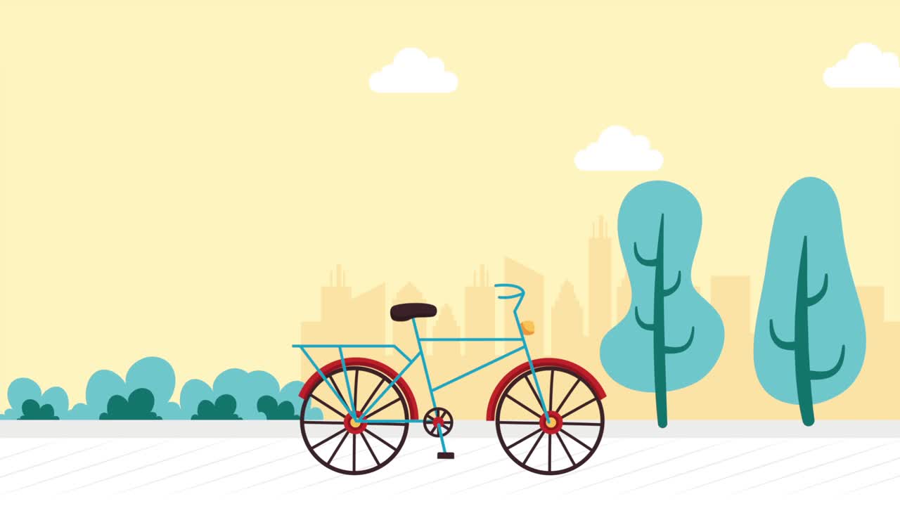 도시 공원 자전거