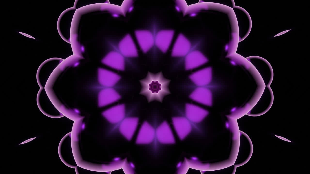 el mandala púrpura abstracto