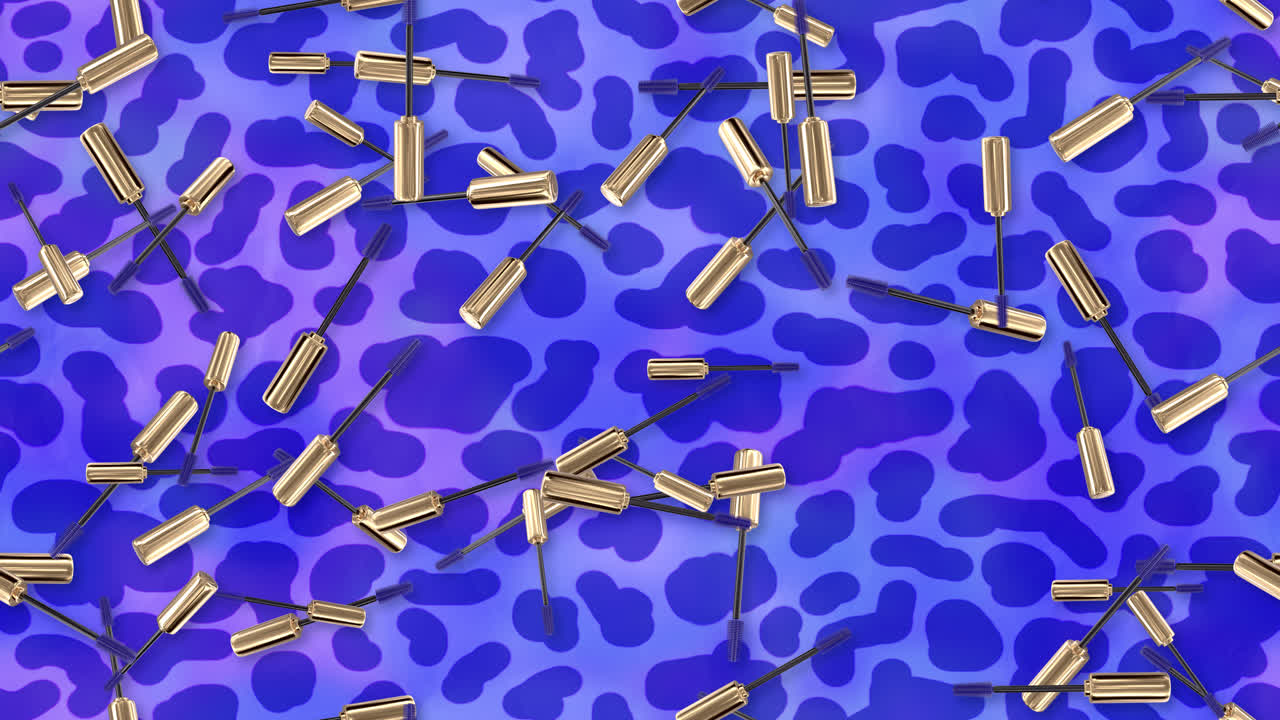 maquillaje de cosmetología máscara de bucle azulejos de fondo giratorio fresco