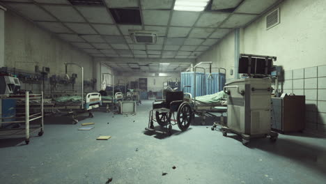 abandoned hospital room