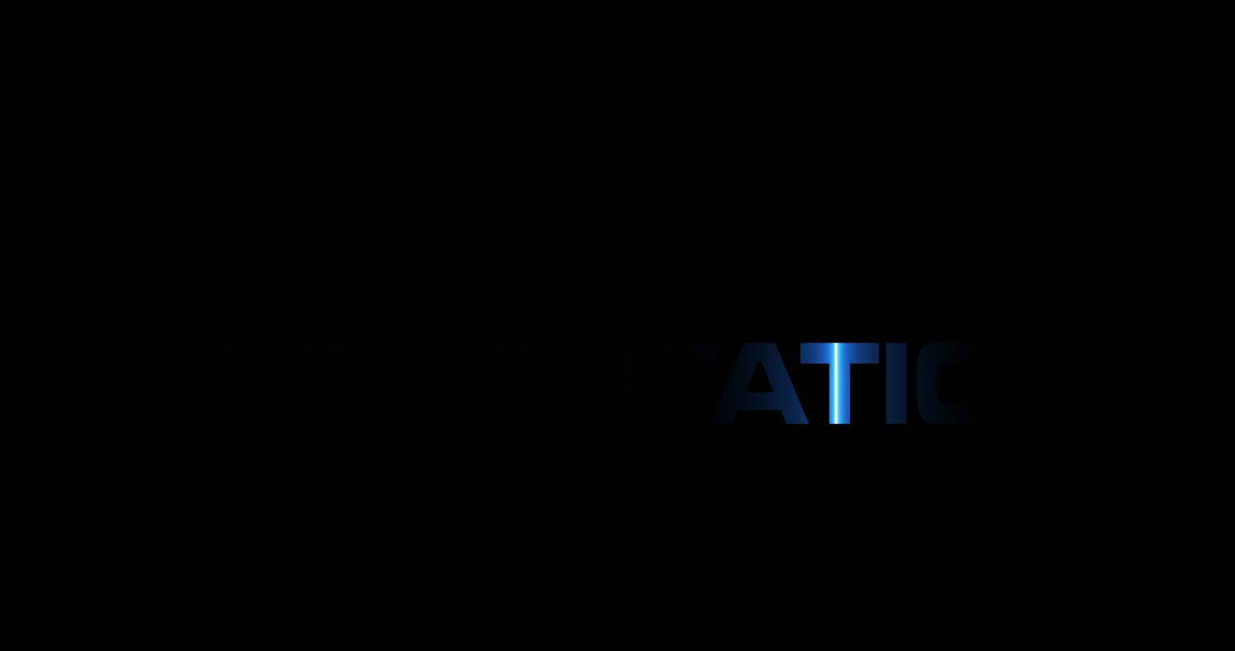 Feature presentation high quality loop for home theaters. (An animated blue laser reveals the words Feature Presentation.)
