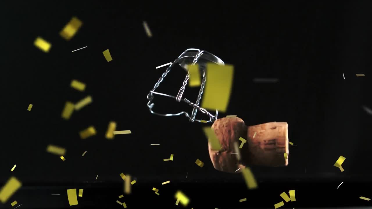 떨어지는 콘페티와 함께  ⁇ 페인 코크