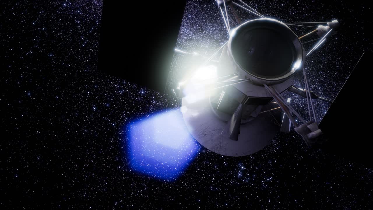 마젤란 우주선이 금성에 접근하고 있습니다.