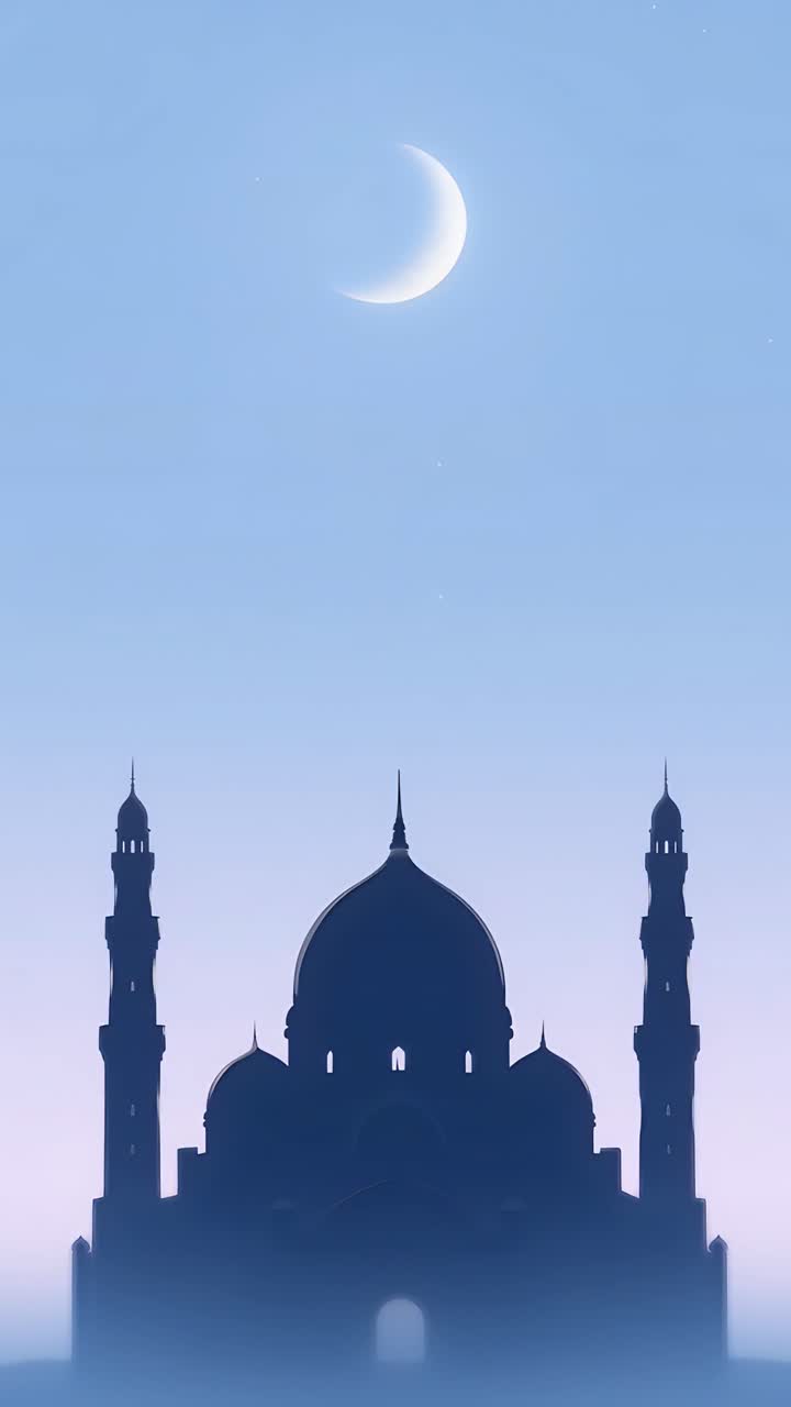 Eid al-Adha Moschea Sfondo islamico 4K