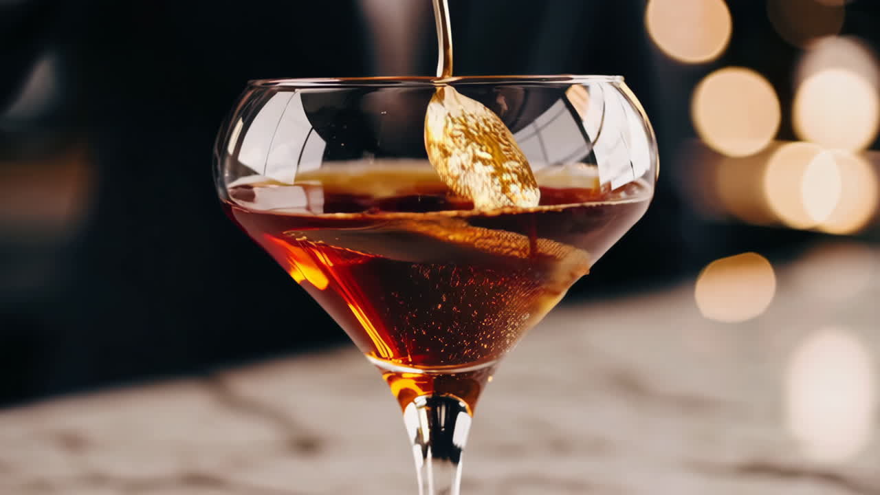 preparación de cócteles