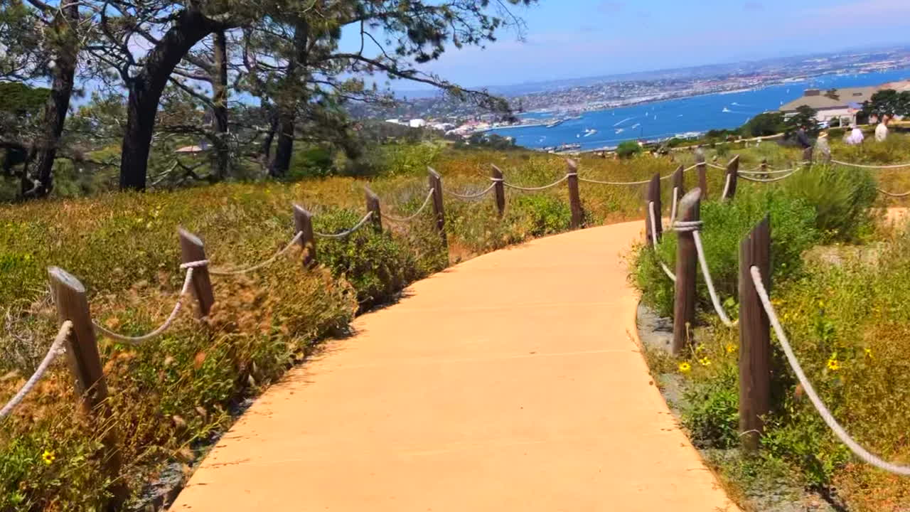 Historical light house of Point Loma.