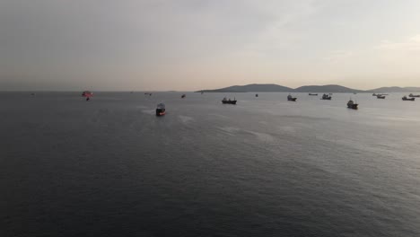 Aerial-View-Ships-Anchored-Istanbul